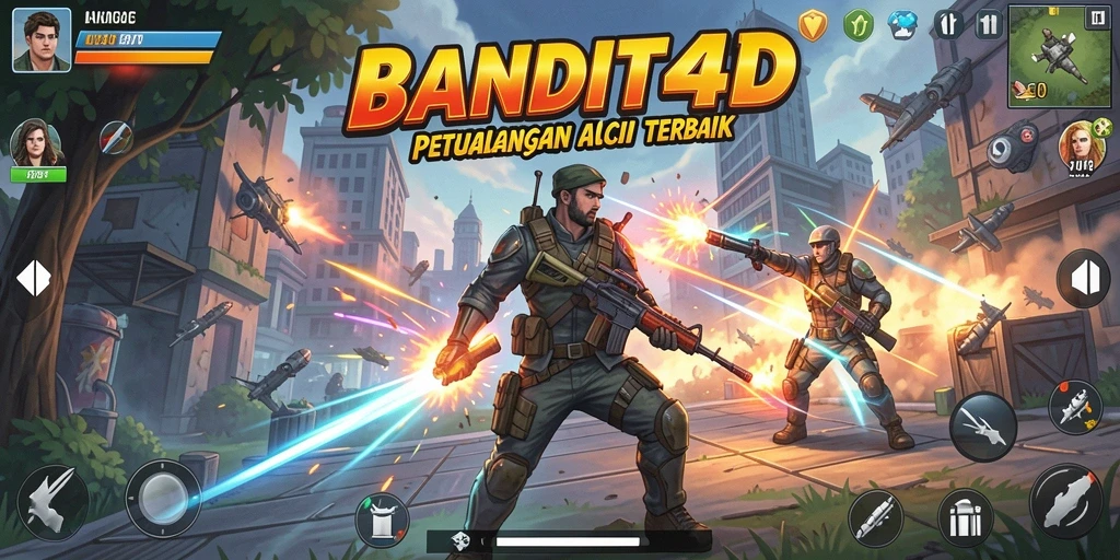 Tampilan gameplay BANDIT4D yang seru dan menegangkan.