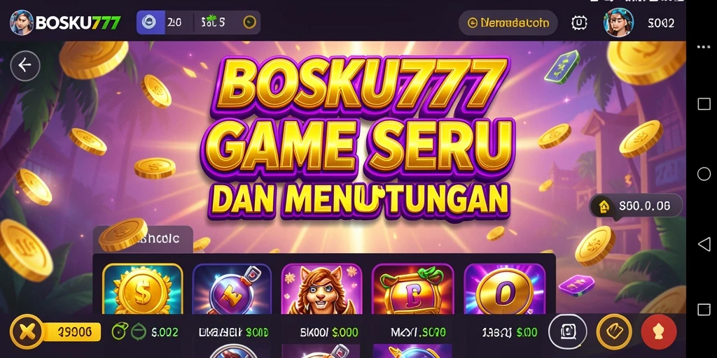 Gameplay menarik dan penuh warna dari BOSKU777.