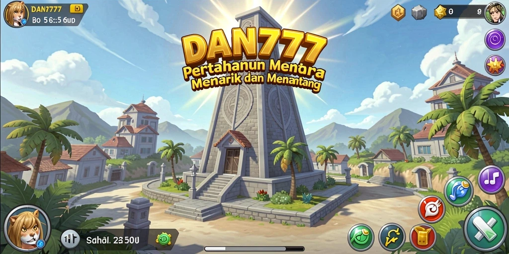 Gameplay seru dan menantang dalam game Tower Defense.