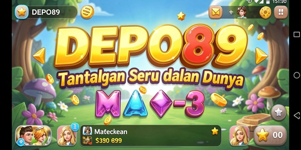 Tampilan gameplay seru dalam DEPO89 yang menantang.