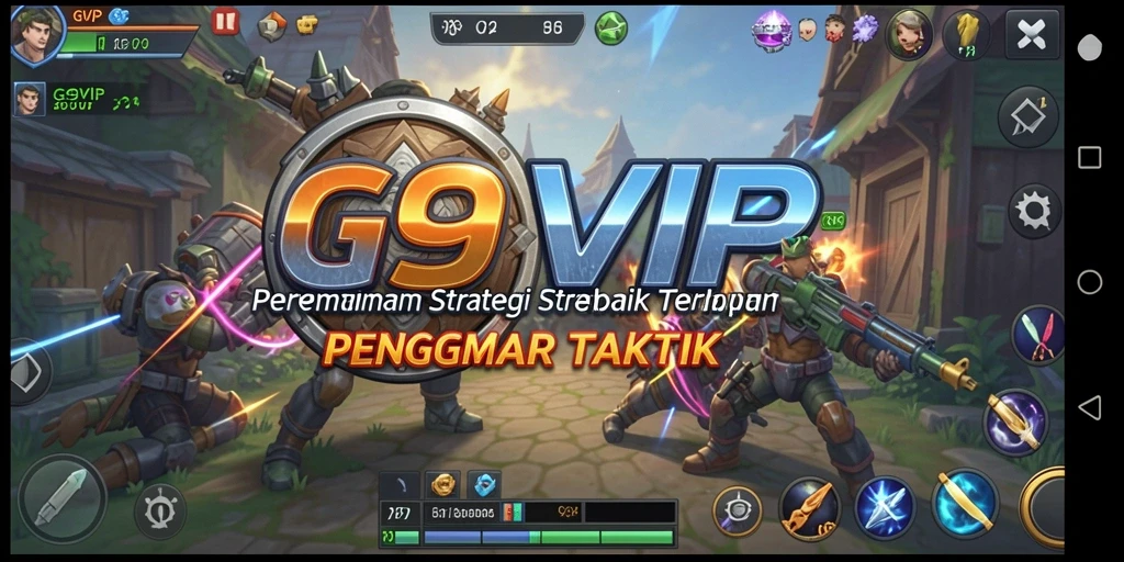 Tampilan gameplay G9VIP yang memukau dalam aksi strategi.