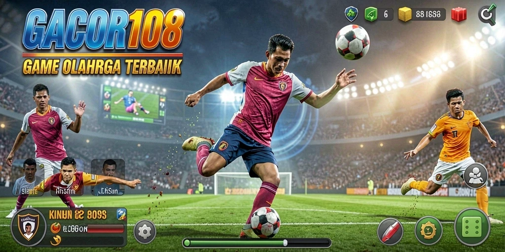 Tampilan gameplay GACOR108 yang seru dan mendebarkan dalam pertandingan olahraga.