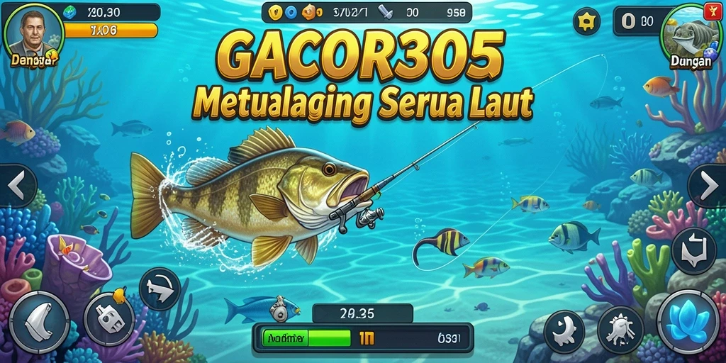 Gameplay GACOR305 yang menarik di dunia memancing.