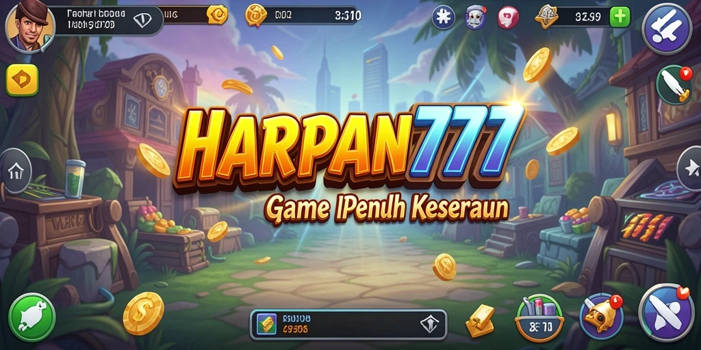 Tampilan gameplay HARAPAN777 yang menampilkan keseruan permainan Idle.