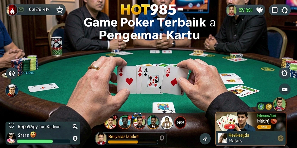 Gameplay seru dan mendebarkan di HOT985, nikmati pengalaman poker terbaik.