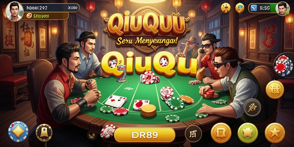Screenshot gameplay QiuQiu IDR89 yang menampilkan aksi seru.