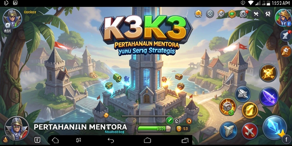 Gameplay menarik dari K3K3 menampilkan aksi Tower Defense yang mendebarkan.