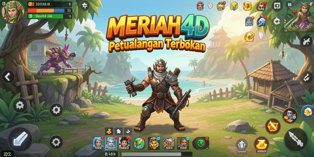 Tampilan gameplay Open World MERIAH4D yang spektakuler.