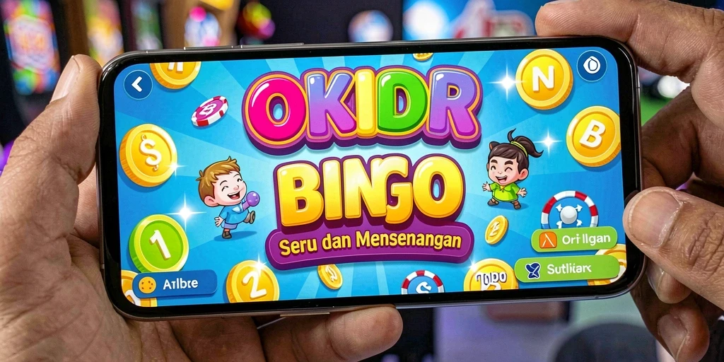 Tampilan permainan Bingo yang seru dan mengasyikkan di OKIDR.