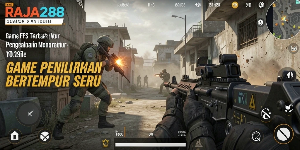 Tampilan aksi seru dalam gameplay RAJA288 dengan grafis yang ciamik.