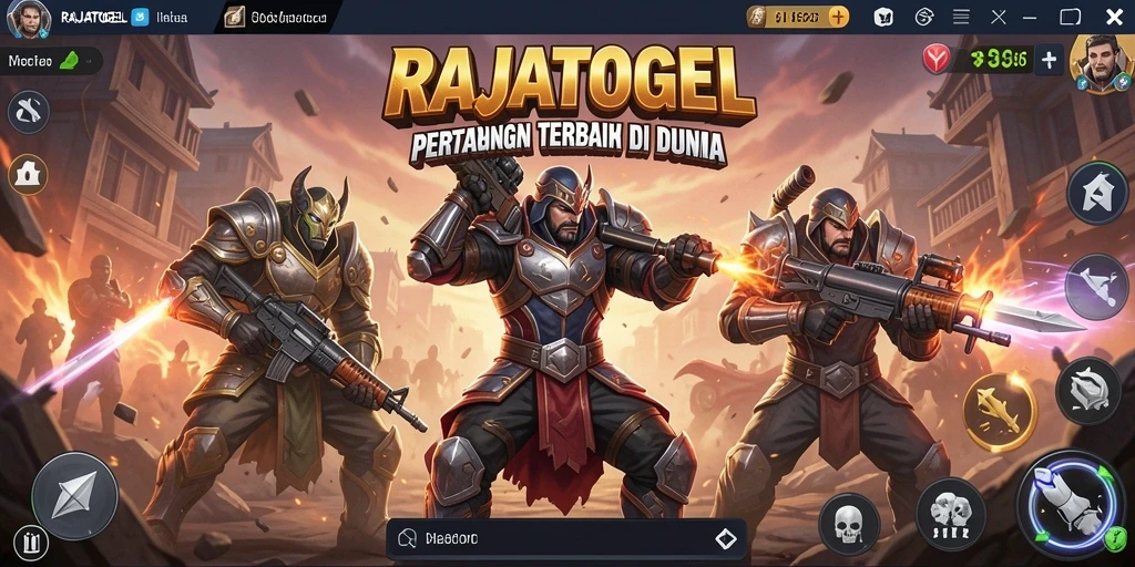 Screenshot gameplay <strong>RAJATOGEL</strong> memperlihatkan pertempuran yang mendebarkan.