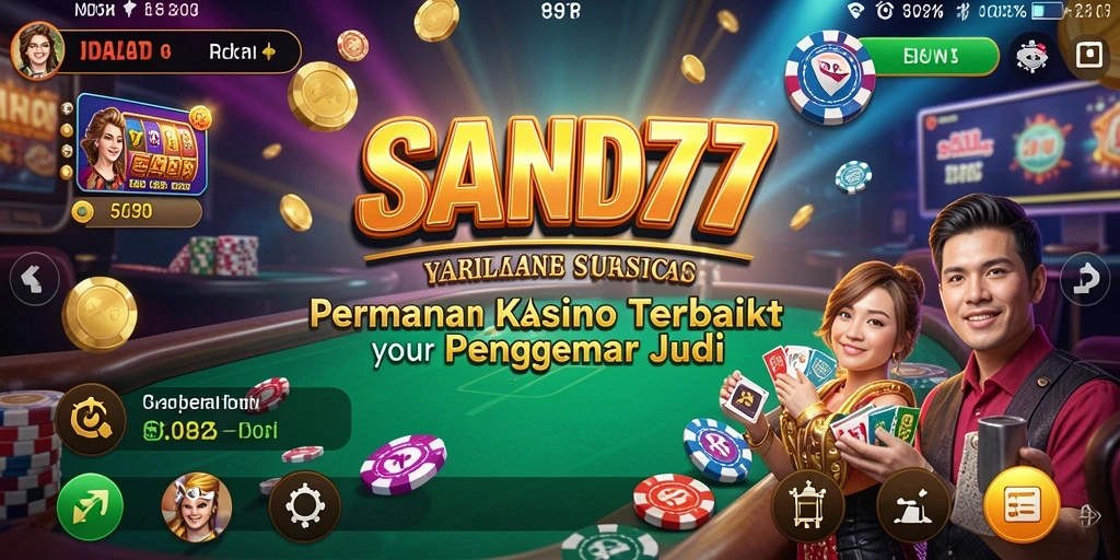Tampilan gameplay menarik dari aplikasi SAND77 yang mengasyikkan.