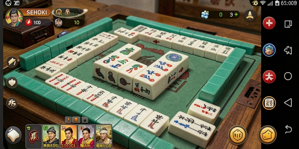 Tampilan gameplay utama SEHOKI yang menarik dan interaktif.