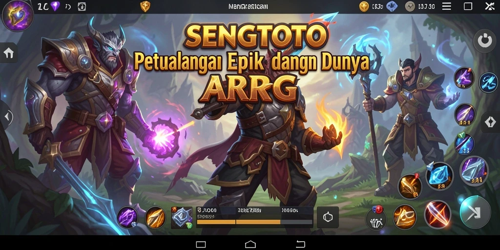 Tampilan gameplay SENGTOTO yang menampilkan aksi seru di dunia ARPG.