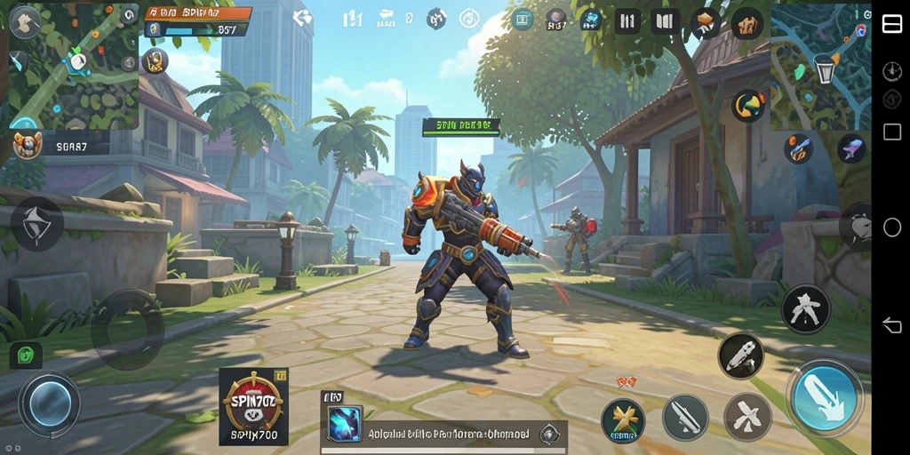 Screenshot utama SPIN707 tunjukkan antarmuka aplikasi untuk optimasi perangkat.