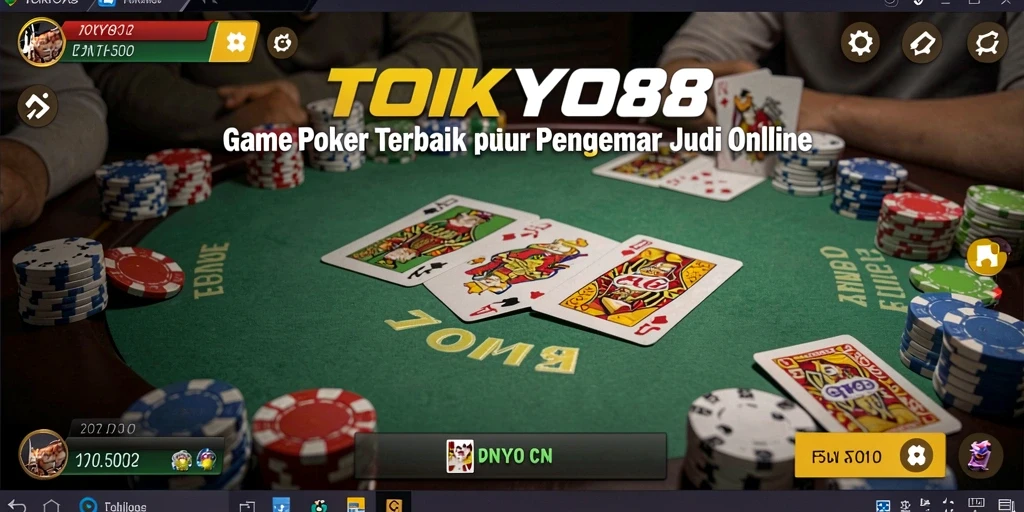Screenshot gameplay menampilkan suasana seru Poker di TOKYO88.
